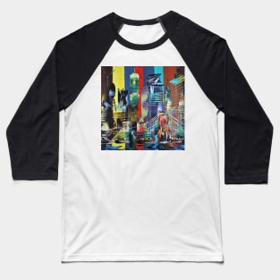 City of New York America Abstract 629 Baseball T-Shirt